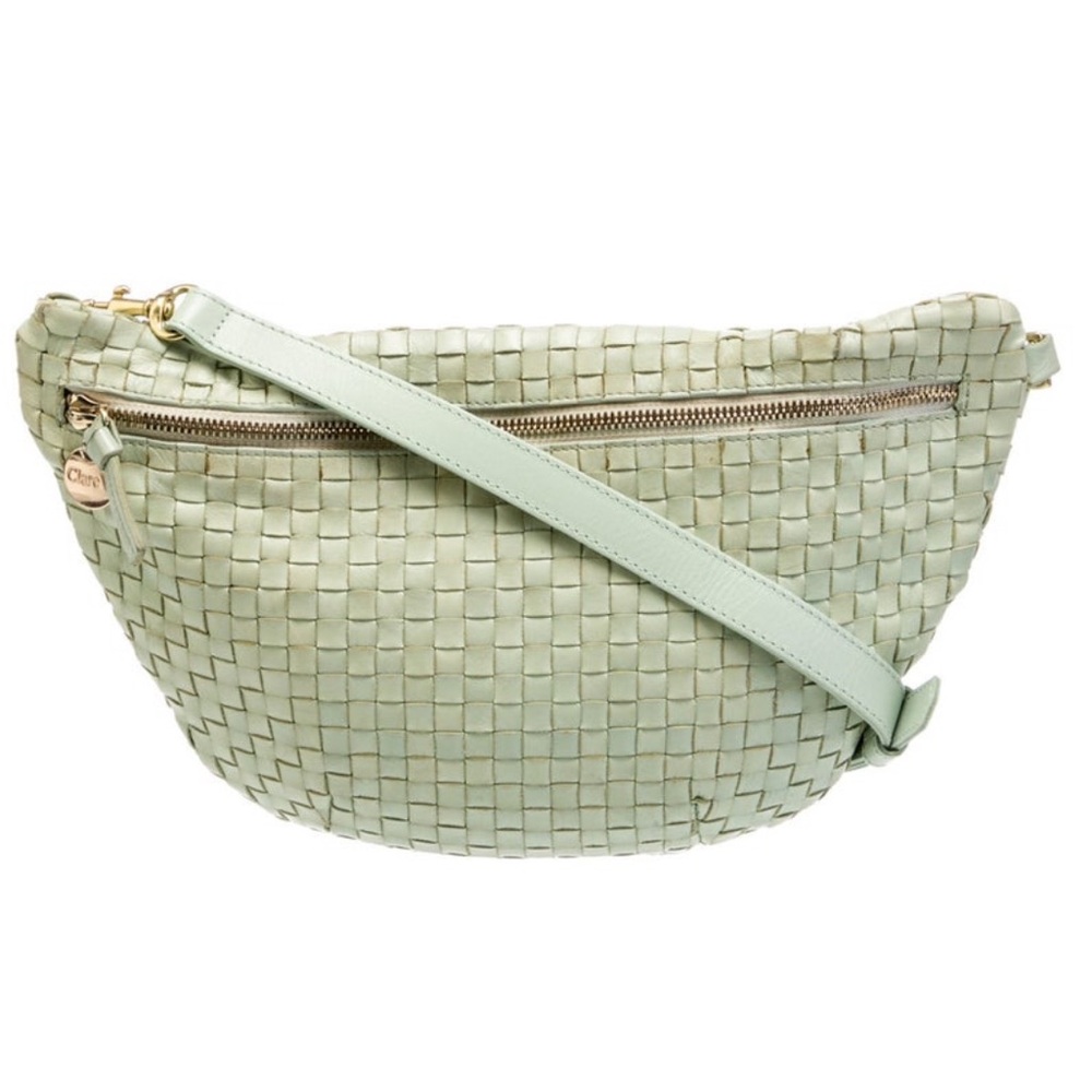 Clare V. | Grande Fanny | Light Blue/mint
